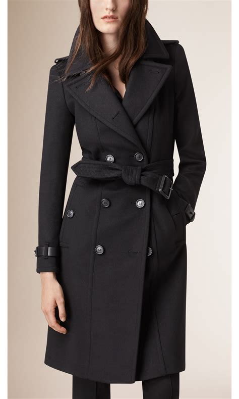 burberry coat black women|burberry winter coat women's sale.